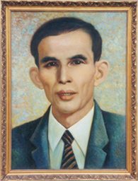 威斯尼斯wns888股份首创人温北英油画像